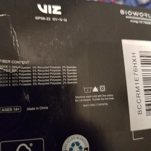 Hunter X Crew Socks - 6 pack - Picture 6 of 7